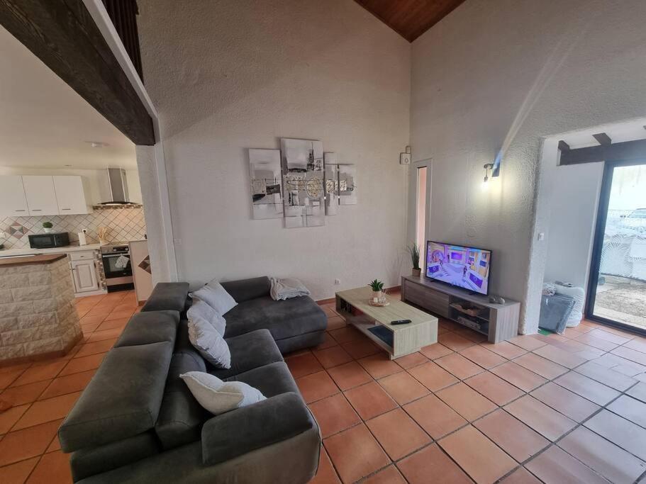 Jolie Villa Piscine A 15 Min Du Barcares Salses-le-Chateau Exteriör bild