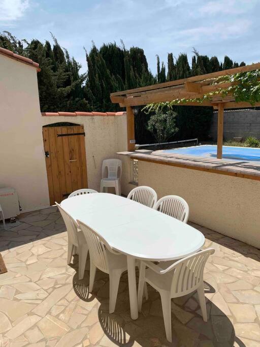 Jolie Villa Piscine A 15 Min Du Barcares Salses-le-Chateau Exteriör bild