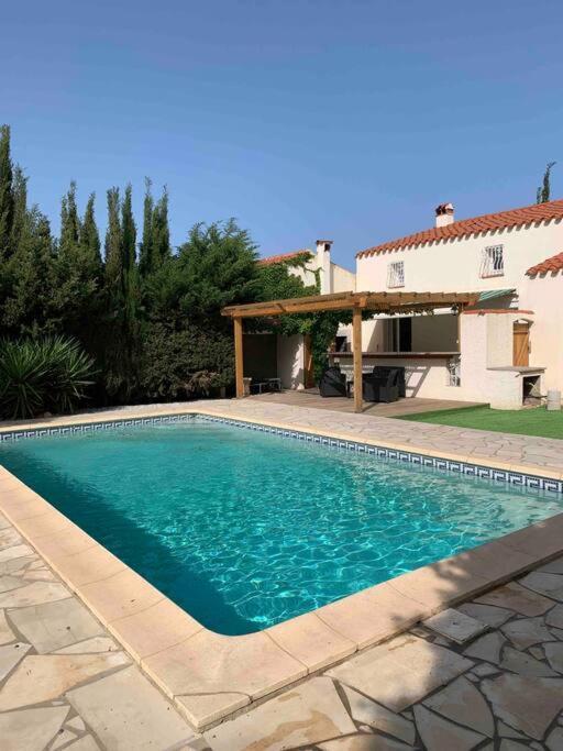 Jolie Villa Piscine A 15 Min Du Barcares Salses-le-Chateau Exteriör bild