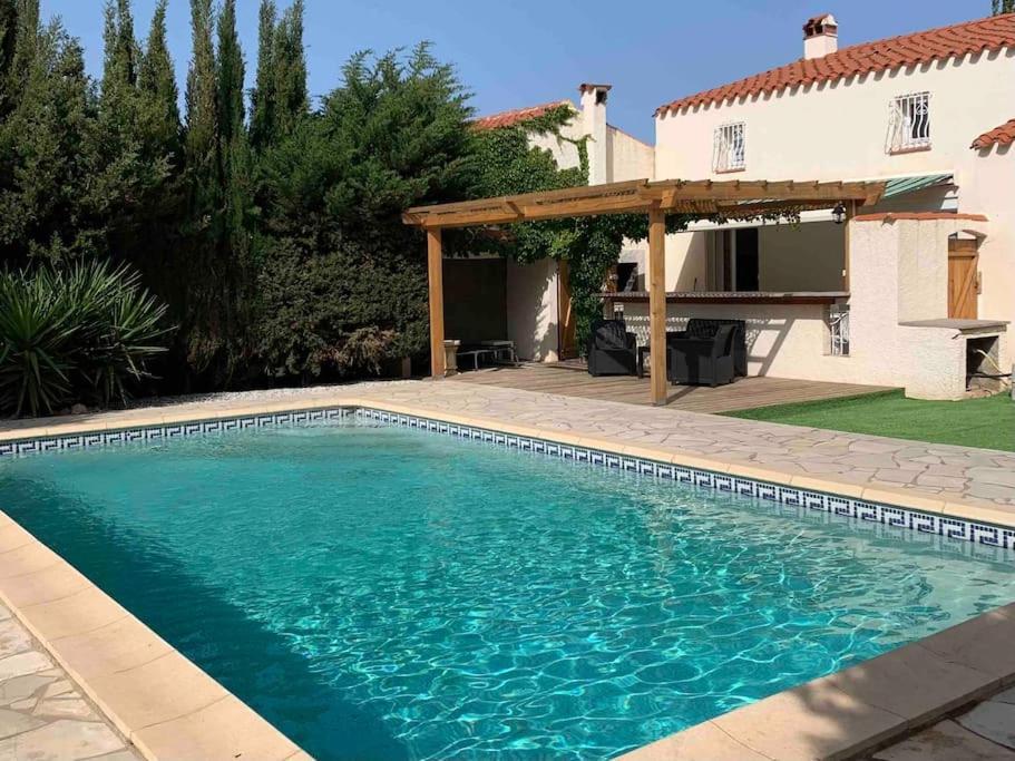 Jolie Villa Piscine A 15 Min Du Barcares Salses-le-Chateau Exteriör bild